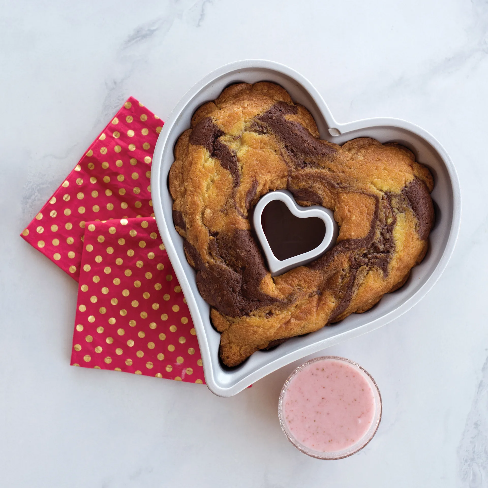 Nordic Ware Elegant Heart Bundt kakeform, 2,4 L Nordic Ware