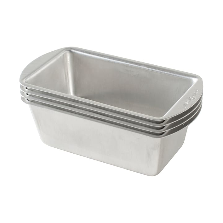 Nordic Ware Naturals Mini Loaf brødform 4-pakning, Aluminium Nordic Ware