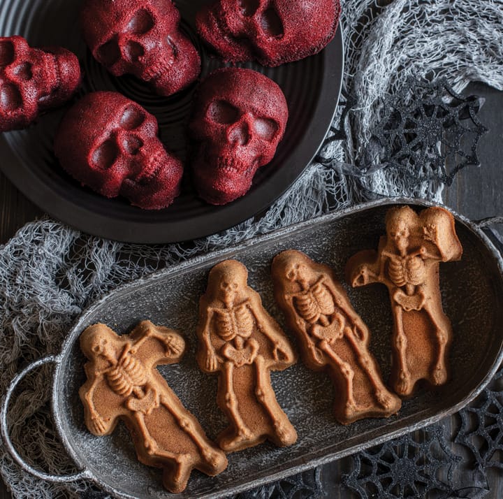 Nordic Ware Spooky Skeleton kakeform, Bronse Nordic Ware