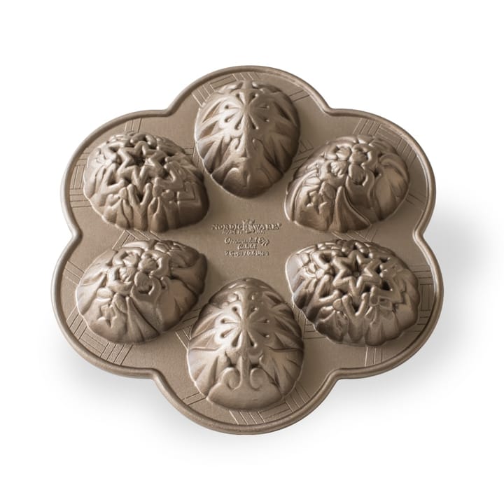 Ornament eggformet kakeform - Aluminium - Nordic Ware