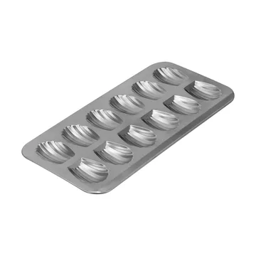 BAKE madeleineform - Rustfritt stål, 12stk - Nordwik