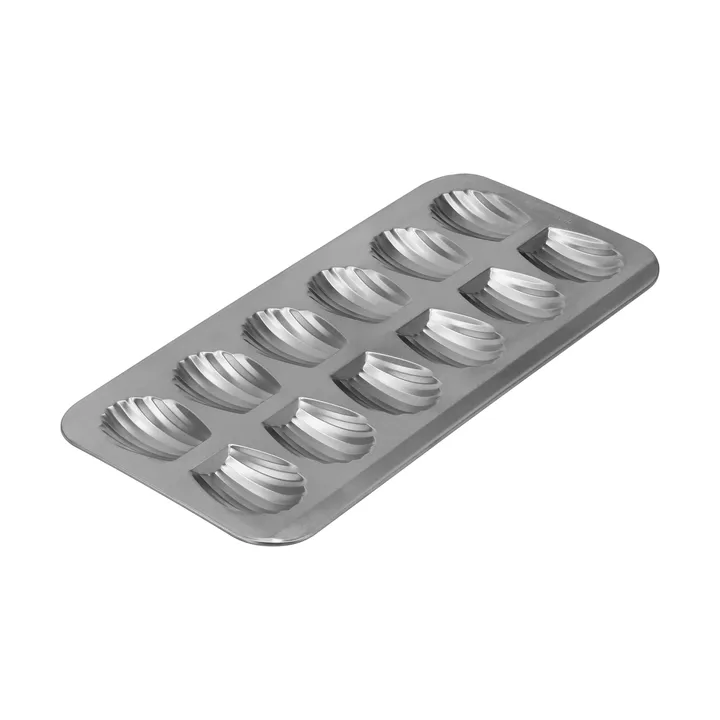 BAKE madeleineform - Rustfritt stål, 12stk - Nordwik