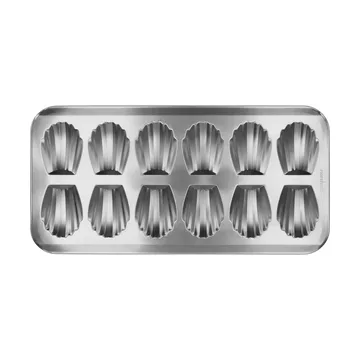 BAKE madeleineform - Rustfritt stål, 12stk - Nordwik