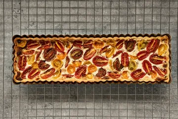 BAKE paiform med løs bunn - Rektangulær, rustfritt stål, 35x11 cm - Nordwik