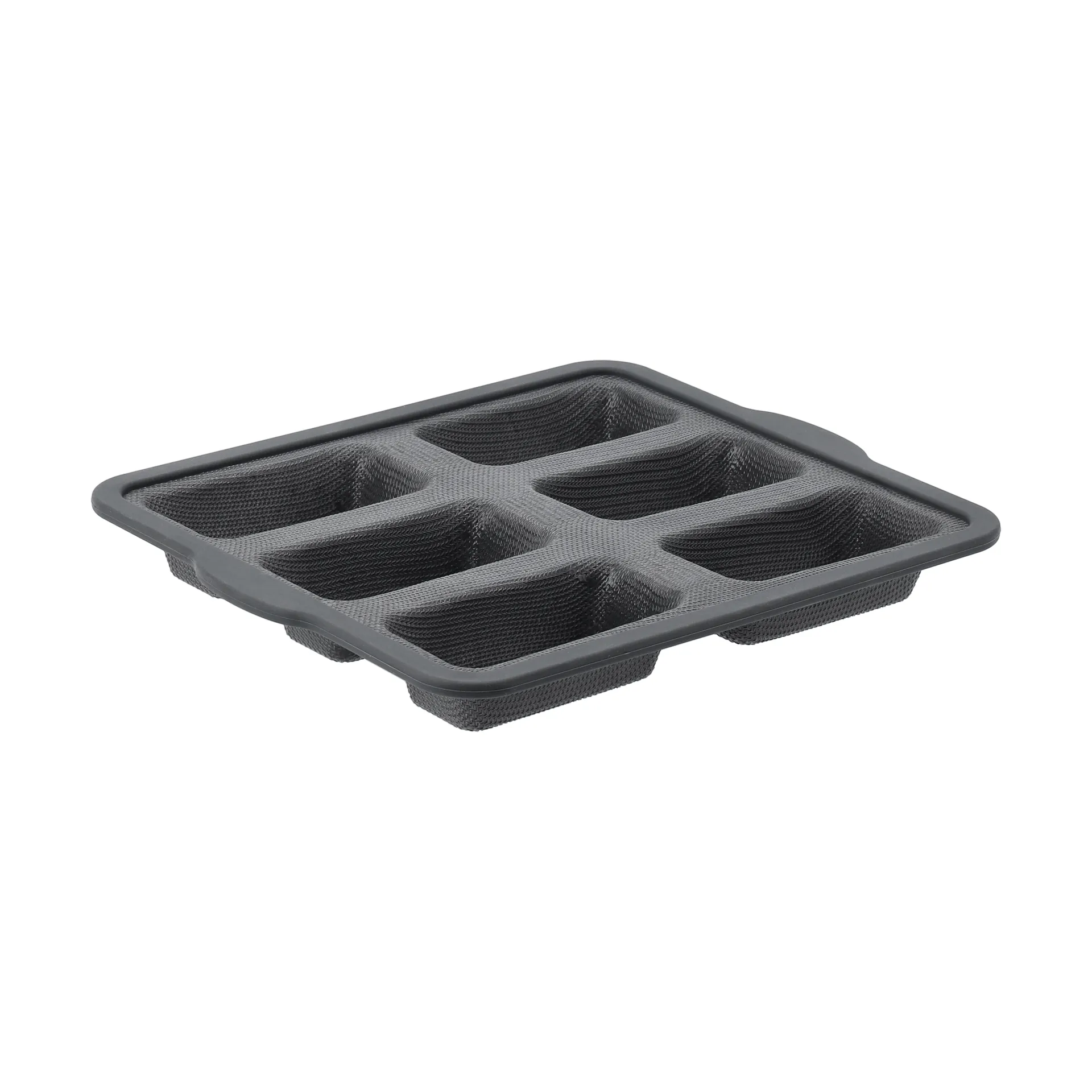 BAKE silikonform med forsterket ramme, Rektangulær, 6 stk., 26,2x22,1 cm Nordwik
