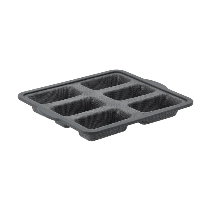 BAKE silikonform med forsterket ramme - Rektangulær, 6 stk., 26,2x22,1 cm - Nordwik