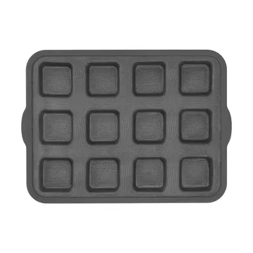 BAKE silikonform med forsterket ramme - Rektangulær, 6stk, 36x26 cm - Nordwik