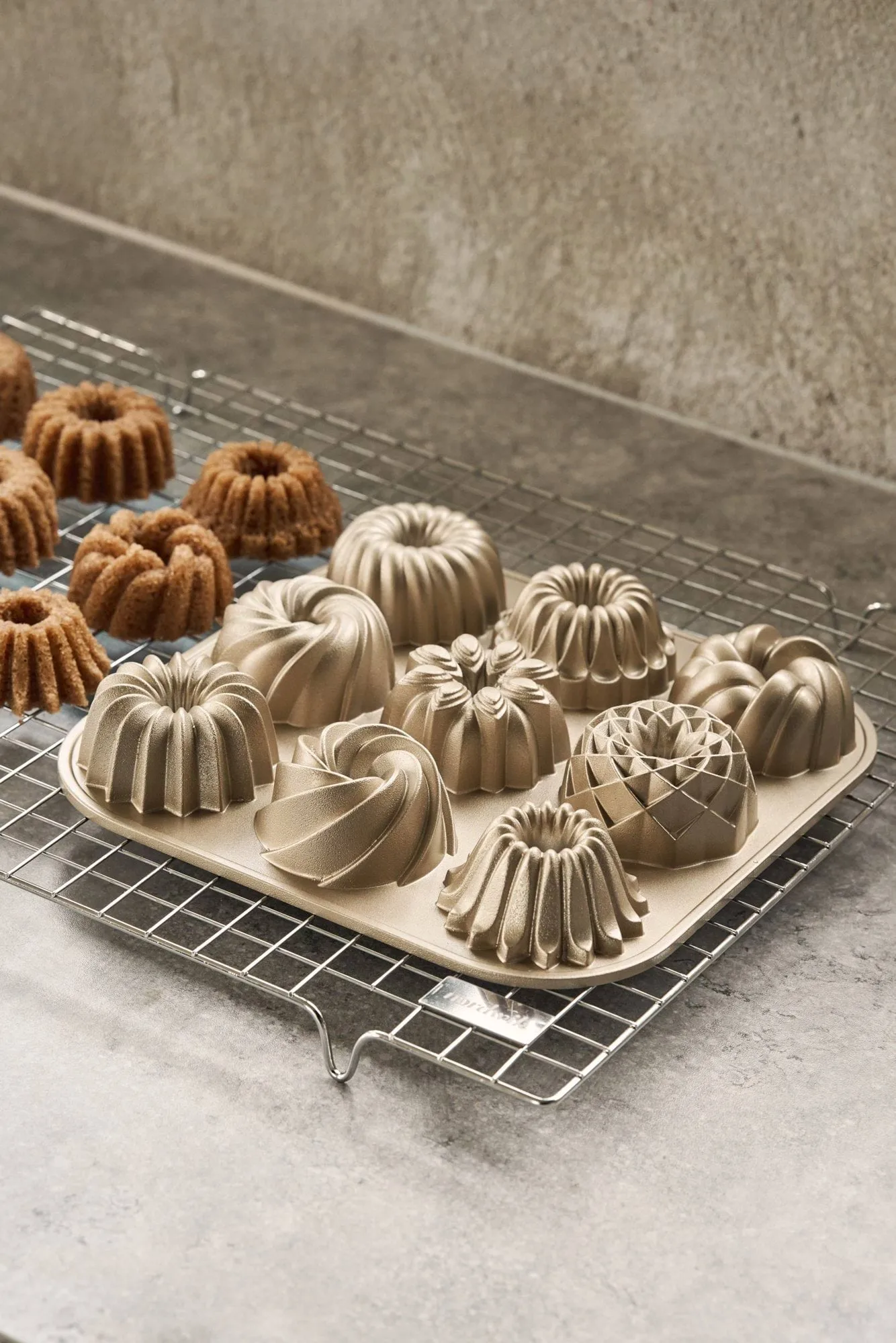 BAKE sukkerbrødform, Rosette, nonstick Nordwik