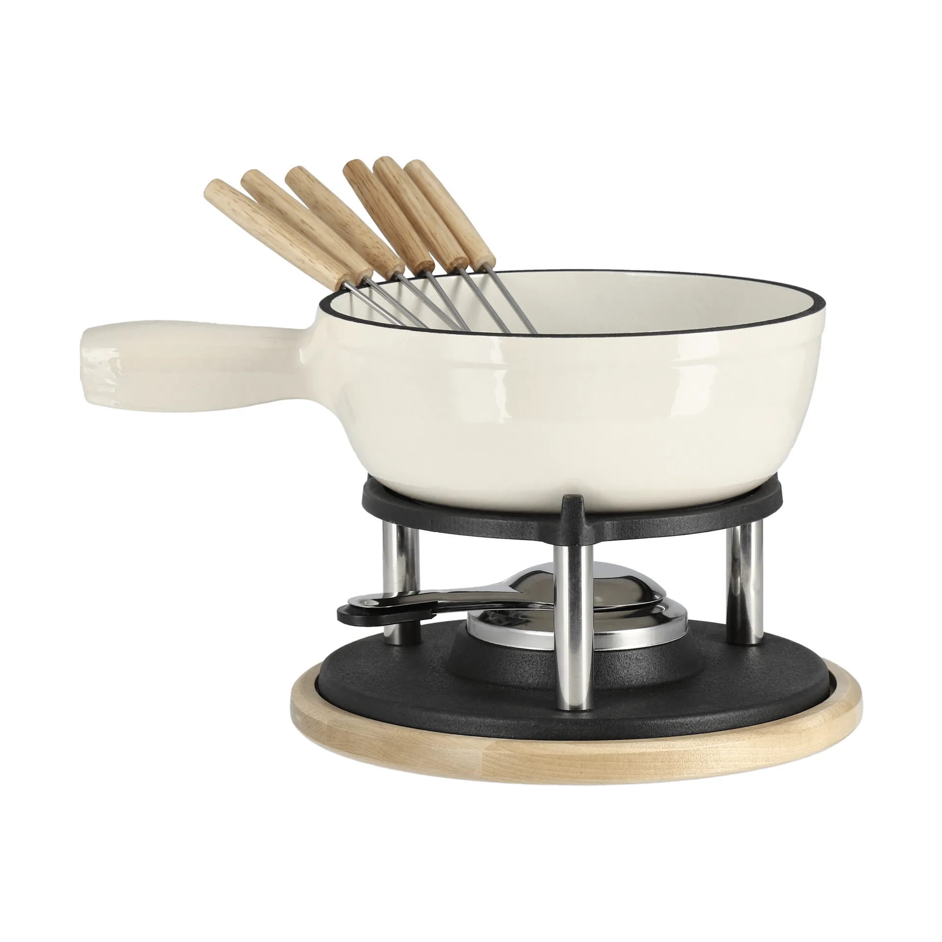 Nordwik Emaljert fonduegryte Krem, 1,8 l