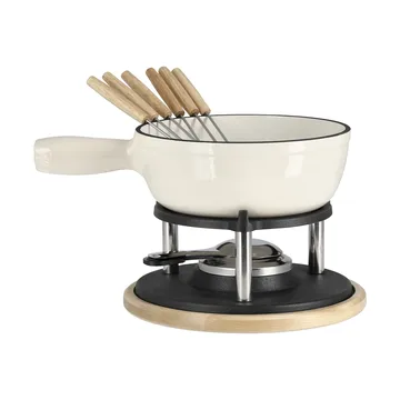 Fonduegryte emaljert - Krem, 1,8 l - Nordwik