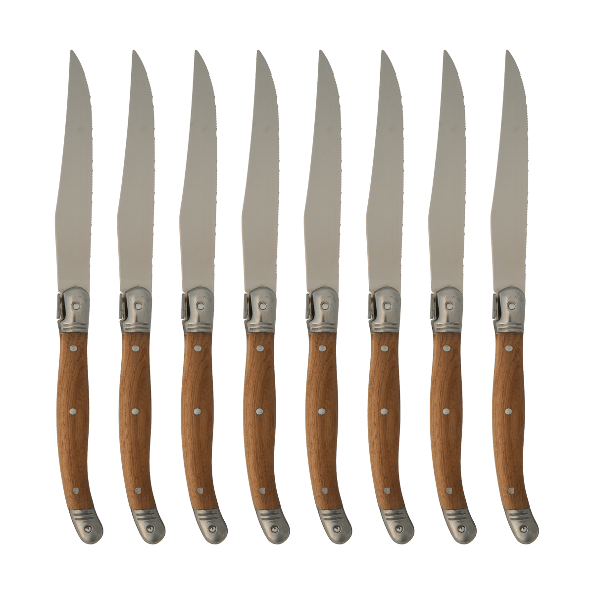 Grillkniver 8 stk i treboks