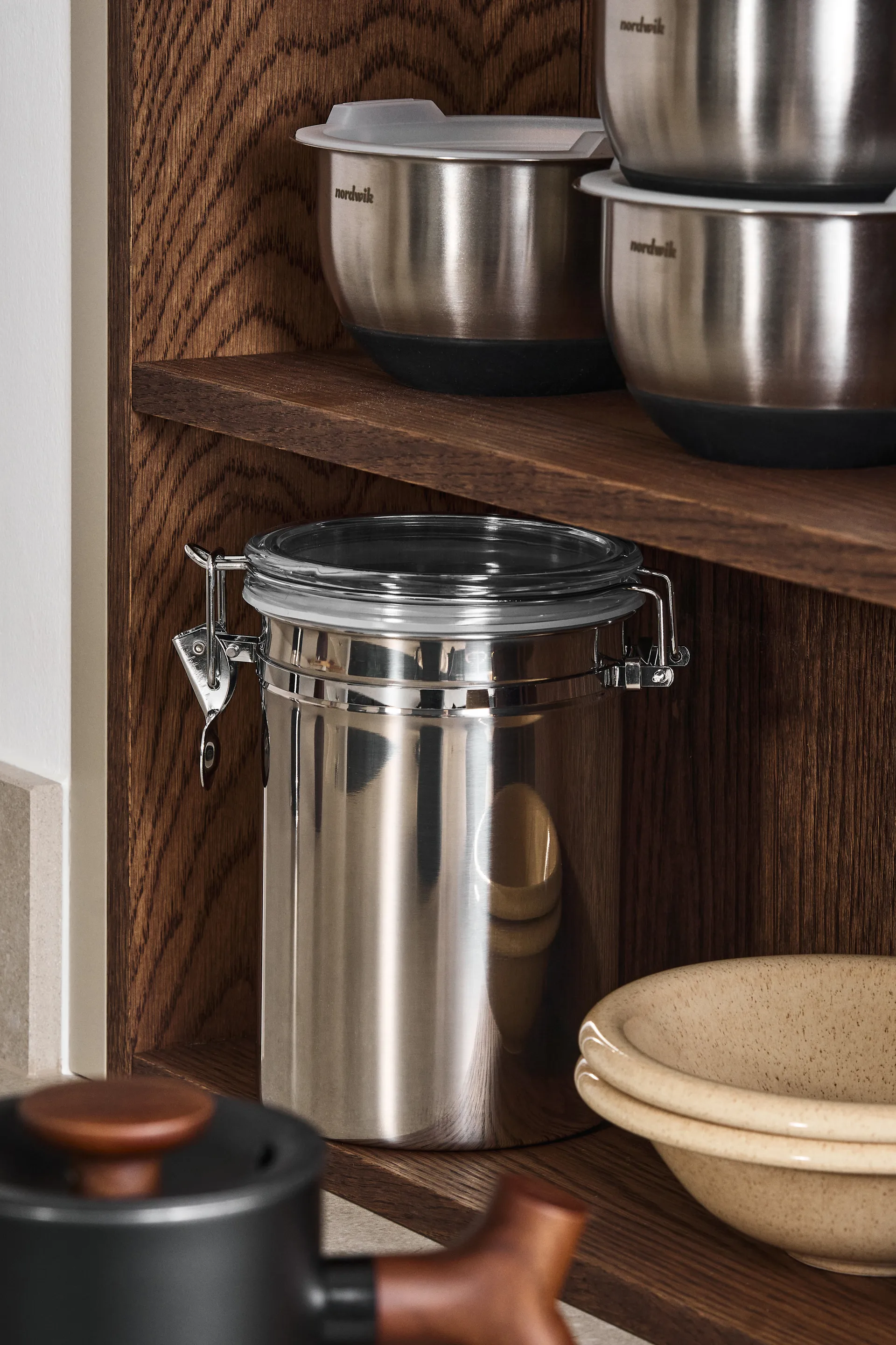 Nordwik kaffeboks 1,8 l, Rustfritt stål Nordwik