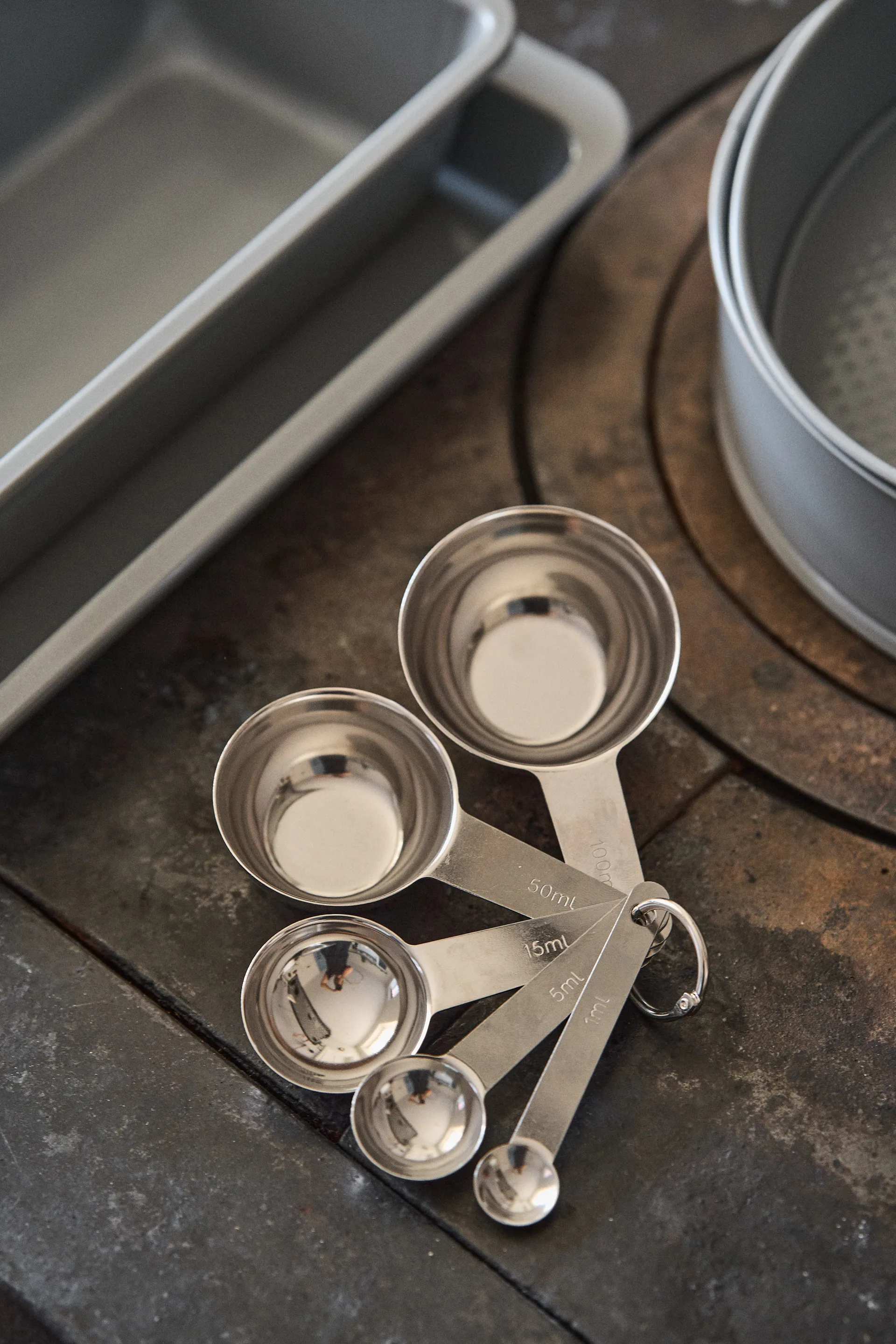 Nordwik målesett 5 deler, Rustfritt stål Nordwik