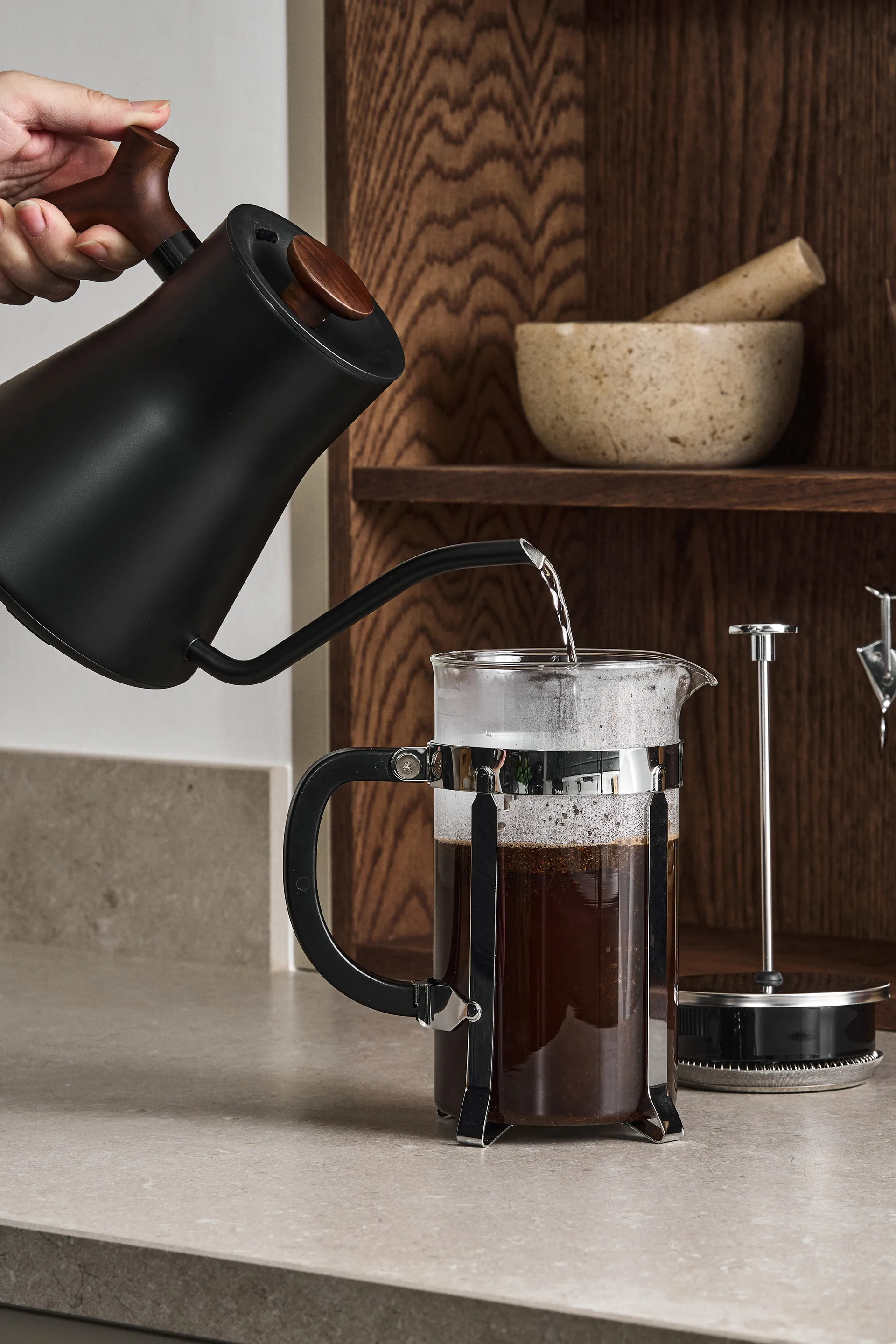 Nordwik presskanne 8 kopper, Sølv Nordwik