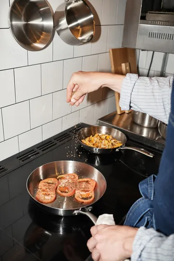 Nordwik stekepannesett 3-ply 2 deler - Rustfritt stål - Nordwik