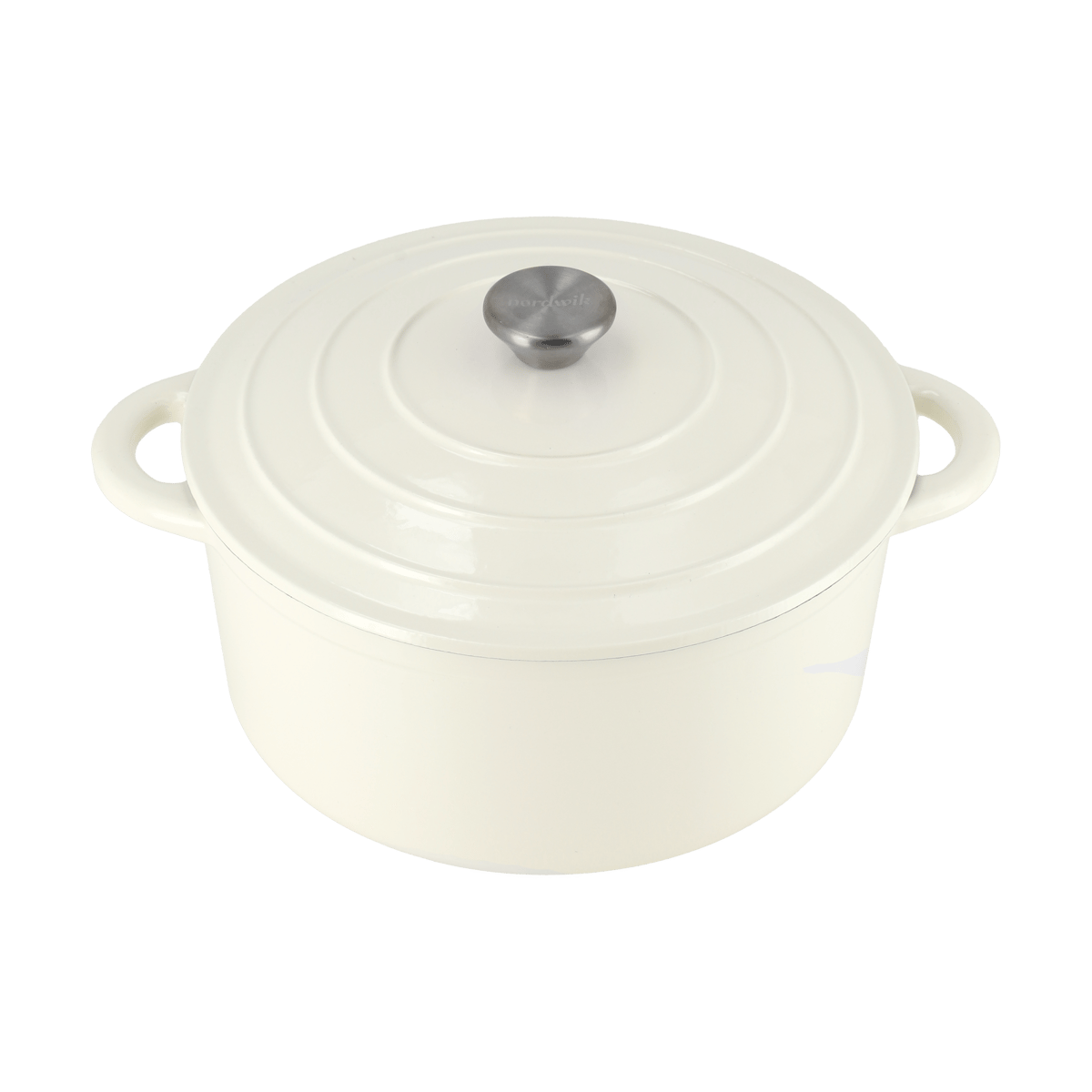 Nordwik Nordwik støpejernsgryte rund 5 l Creme