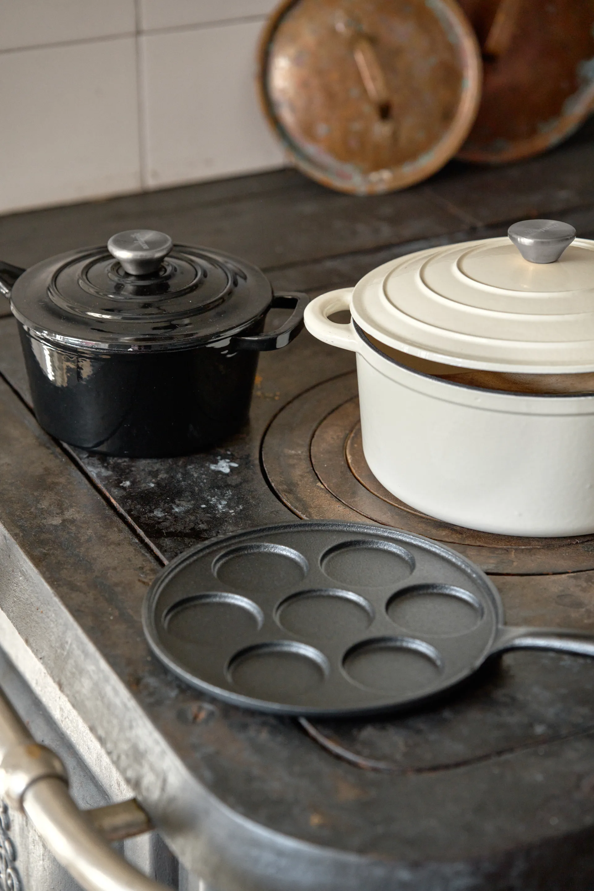 Nordwik støpejernsgryte rund 5 l, Creme Nordwik