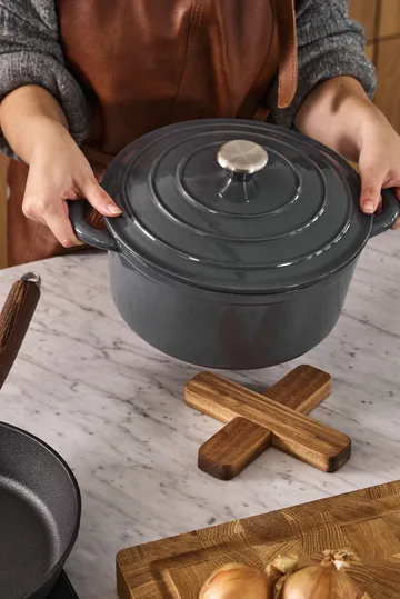 Nordwik støpejernsgryte rund 5 l - Grå - Nordwik