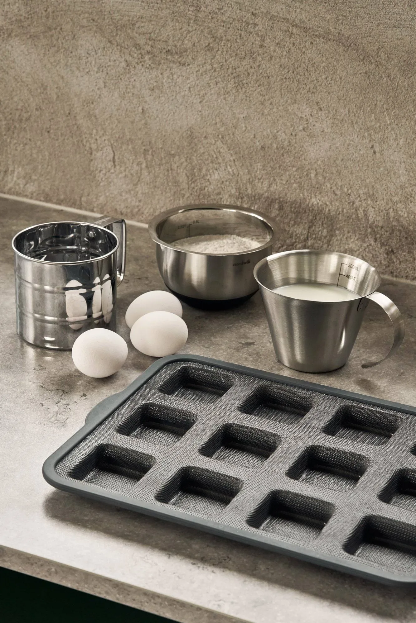 PREP målekanne, Rustfritt stål, 0,5 L Nordwik