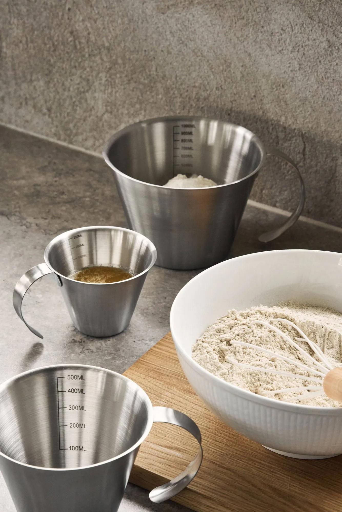 PREP målekanne, Rustfritt stål, 0,5 L Nordwik