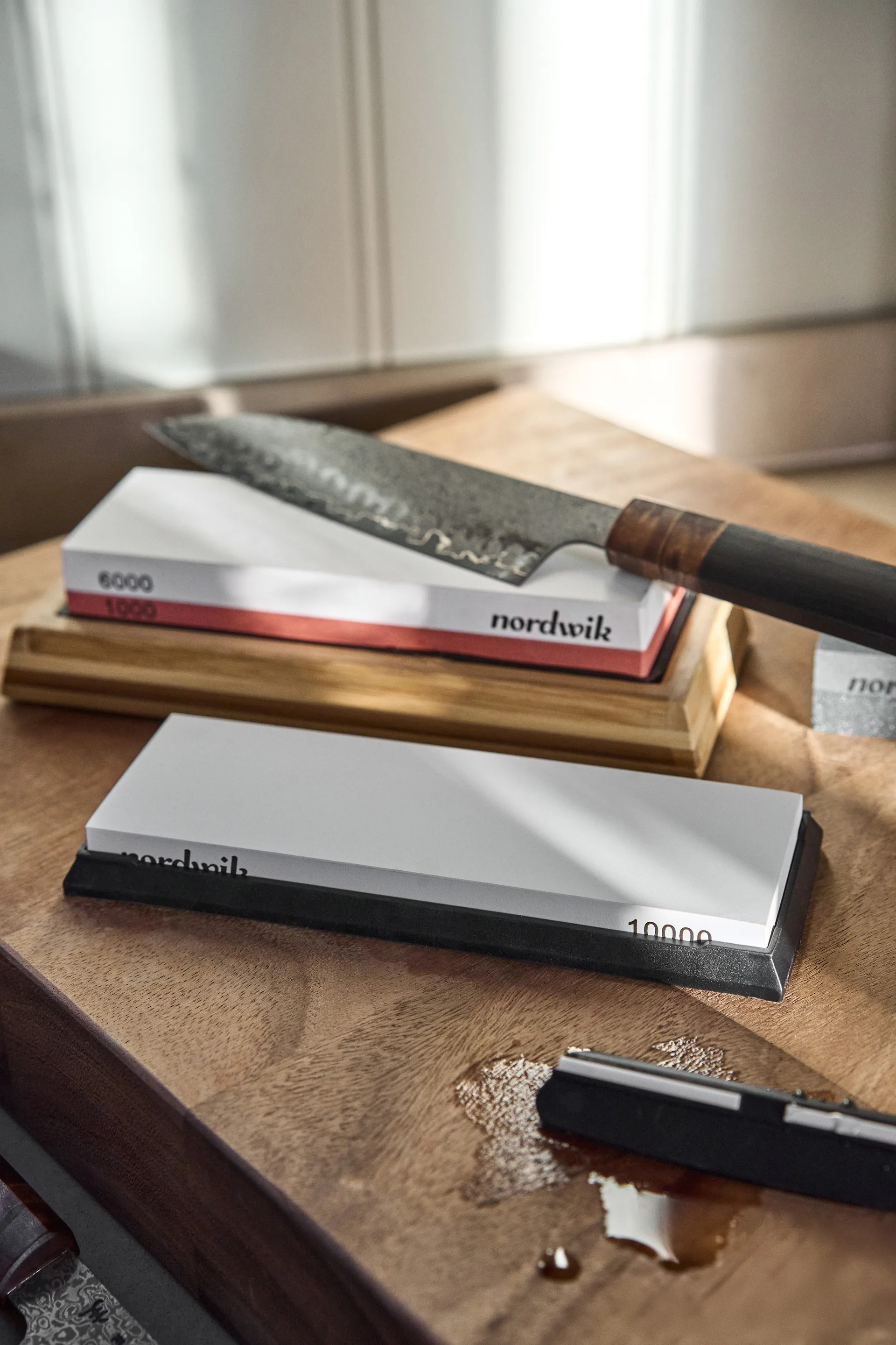 Våtslipestein polering, 10 000 grit Nordwik