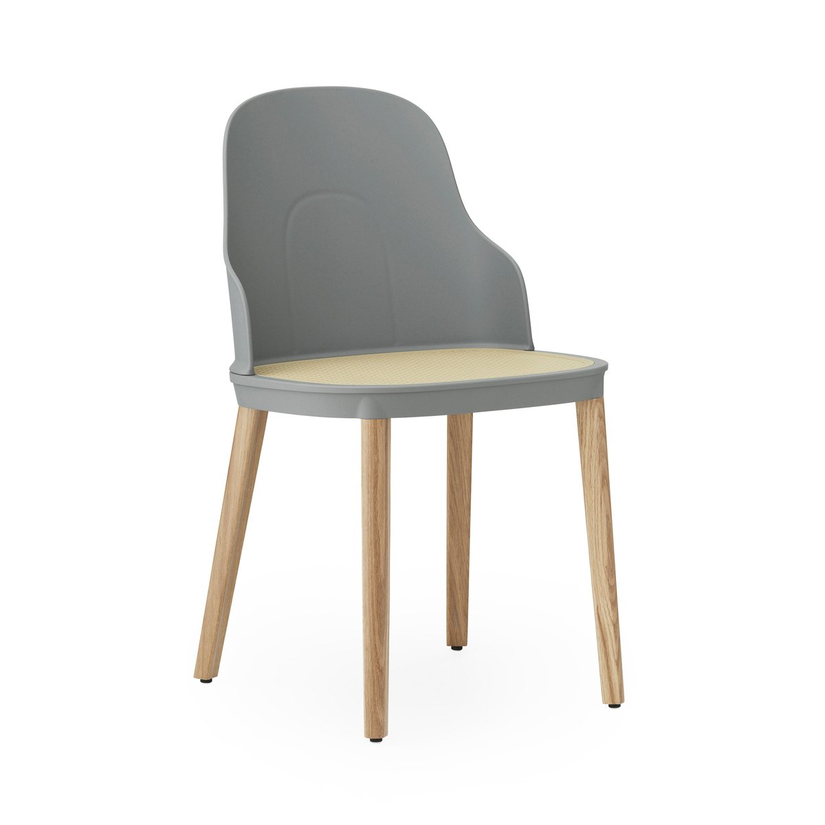 Normann Copenhagen Allez molded wicker stol Grå-eik