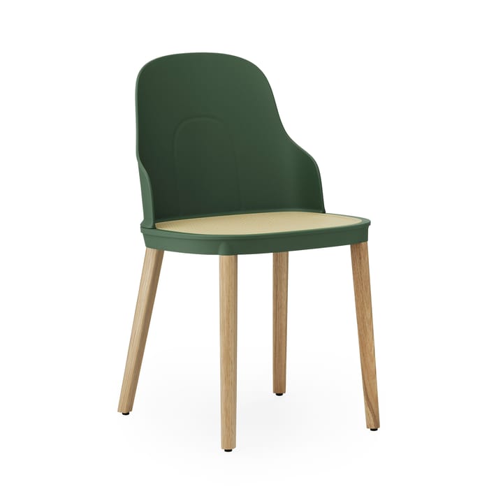 Allez molded wicker stol - Park green-eik - Normann Copenhagen