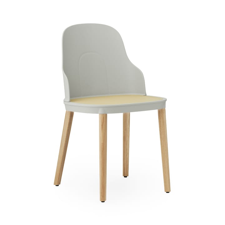 Allez molded wicker stol, Warm Grey-eik Normann Copenhagen