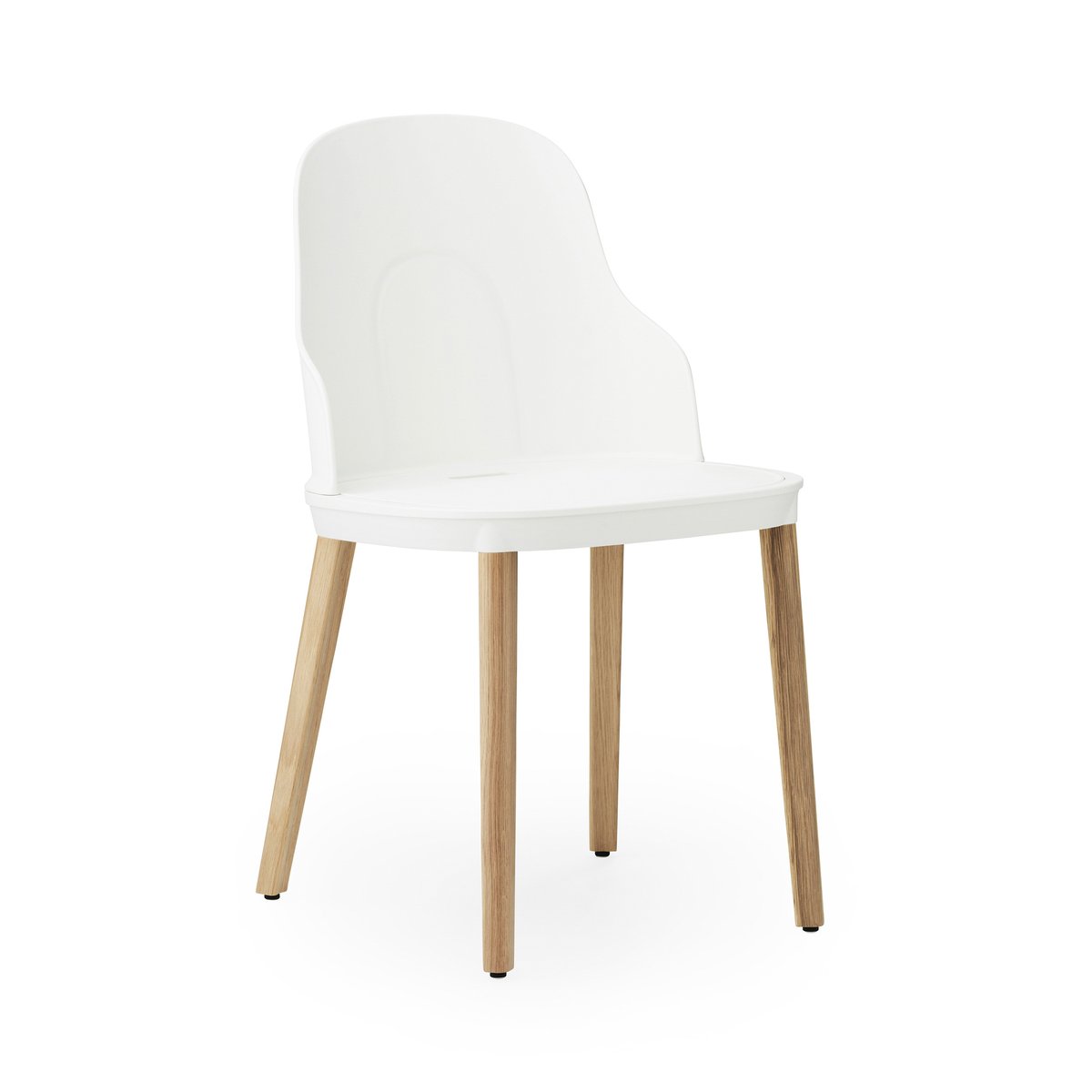 Normann Copenhagen Allez stol med eikebein Hvit-eik
