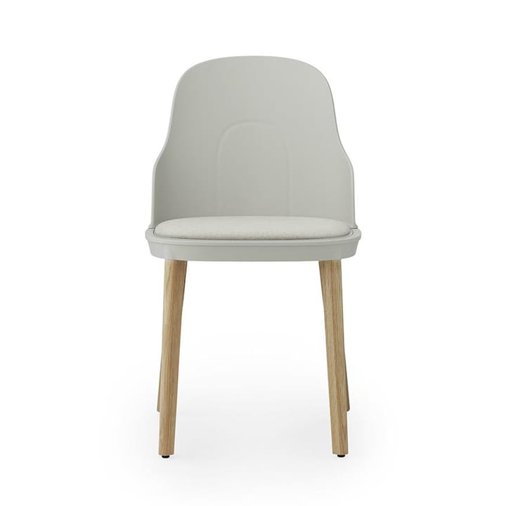 Allez stol med pute og eikeben, Warm Grey Normann Copenhagen