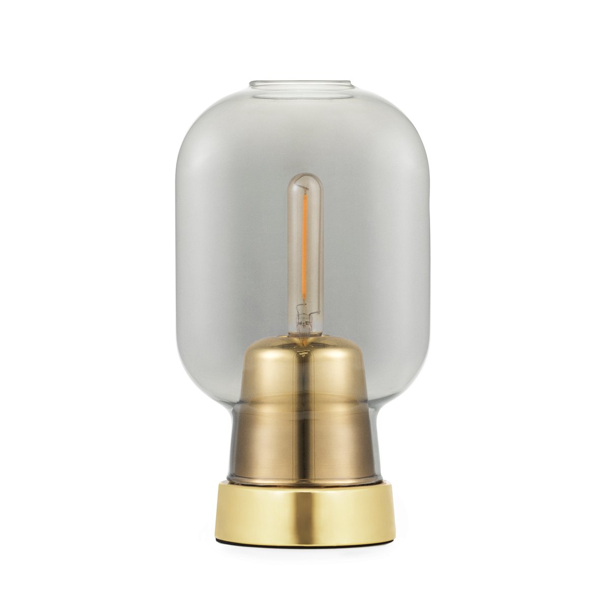 Normann Copenhagen - Amp Bordlampe Røyk/Messing