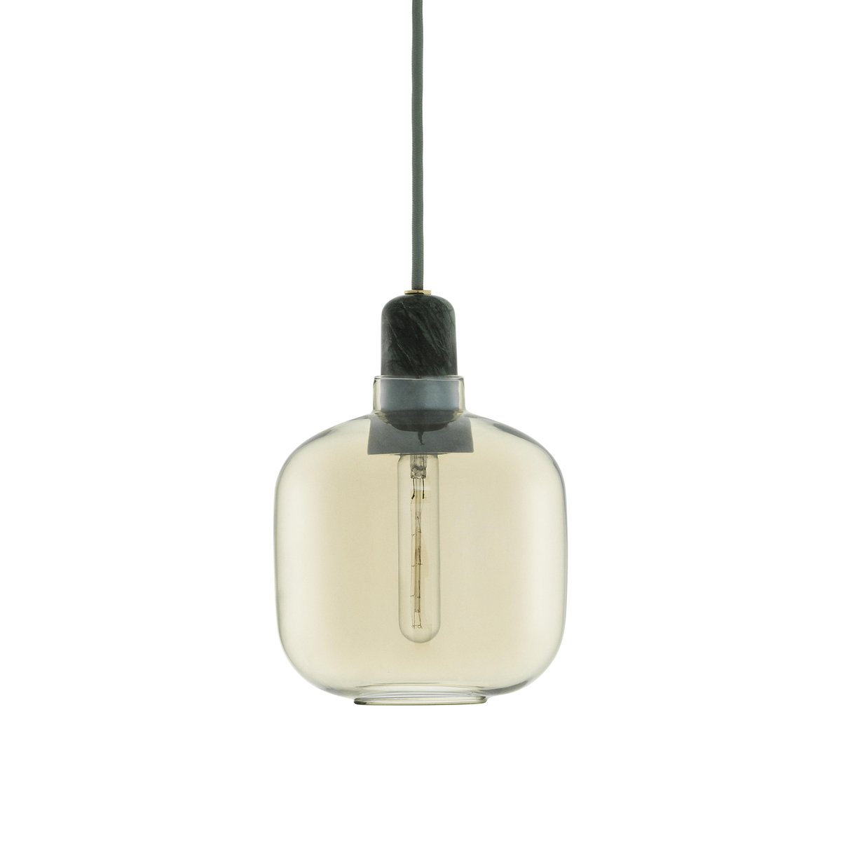 Normann Copenhagen Amp lampe liten gull-grønn
