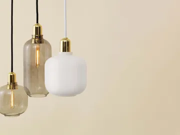 Amp lampe stor - Smoke-messing - Normann Copenhagen