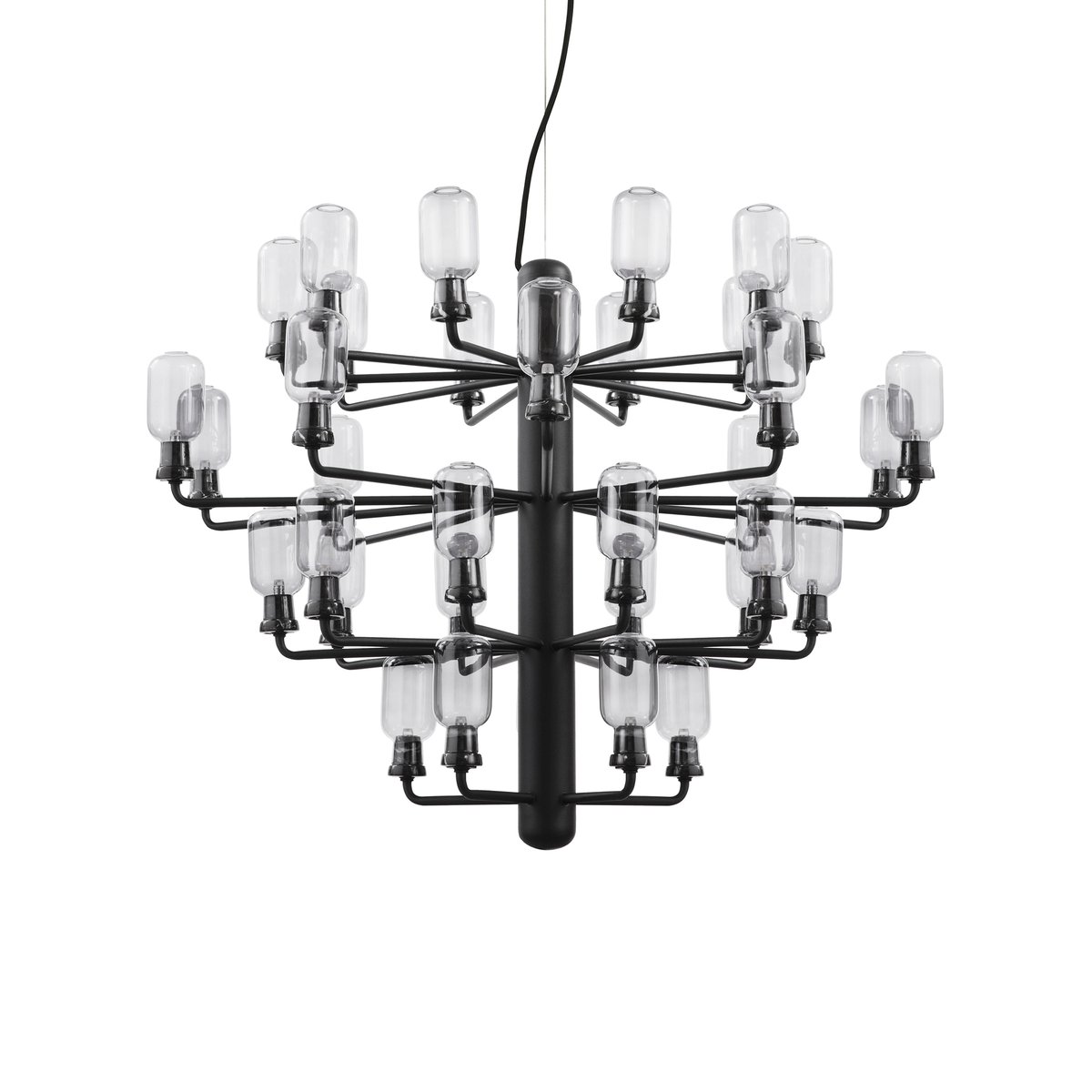 Normann Copenhagen - Amp Chandelier Large Smoke/Black
