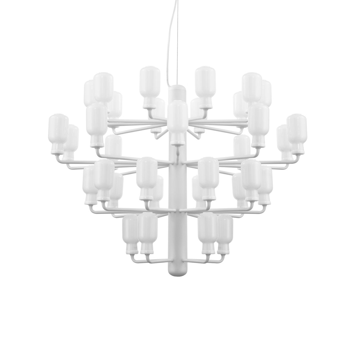 Normann Copenhagen Amp lysekrone white, large