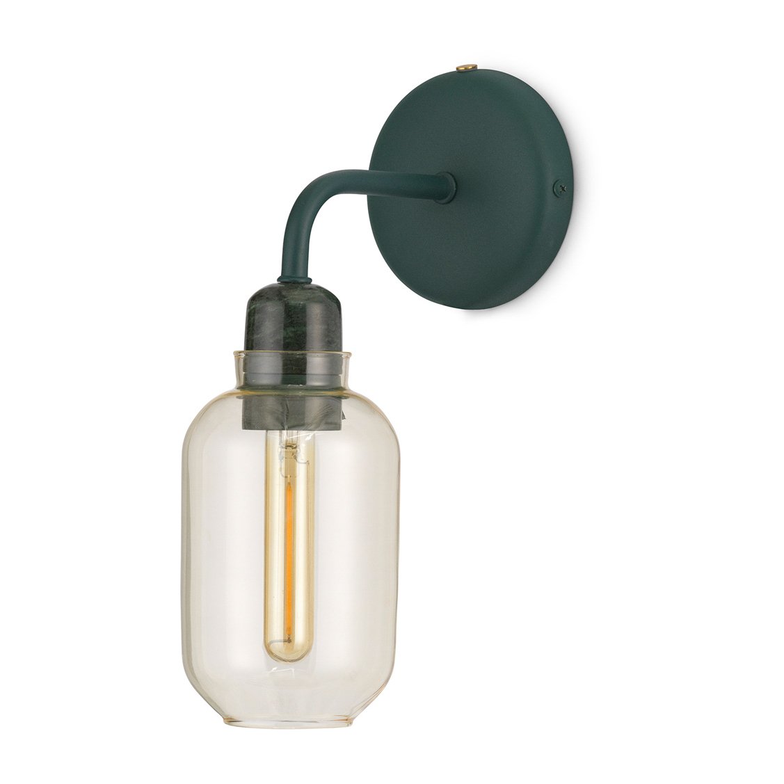 Amp vegglampe Smoke-black