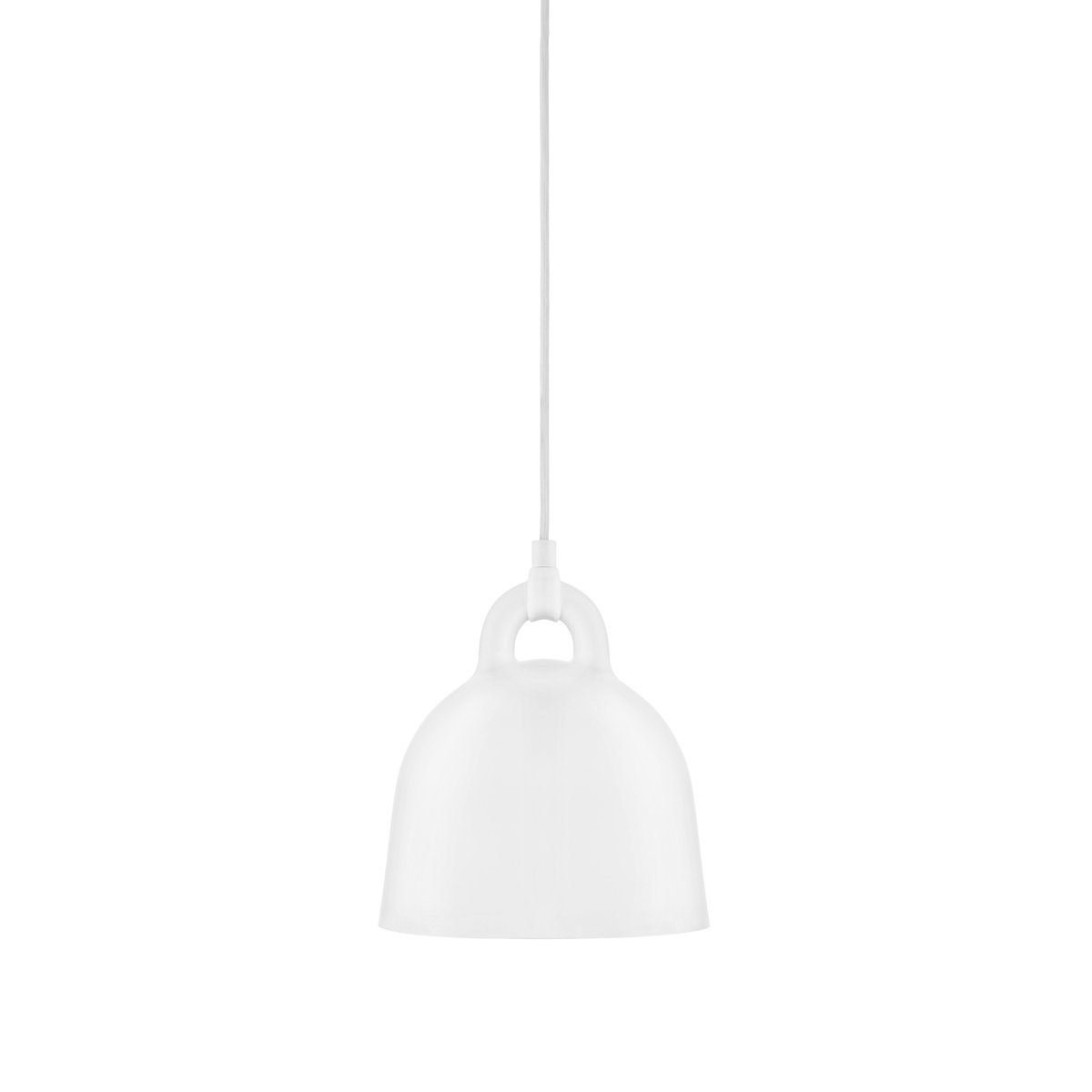 Normann Copenhagen Bell lampe hvit Ekstra-liten