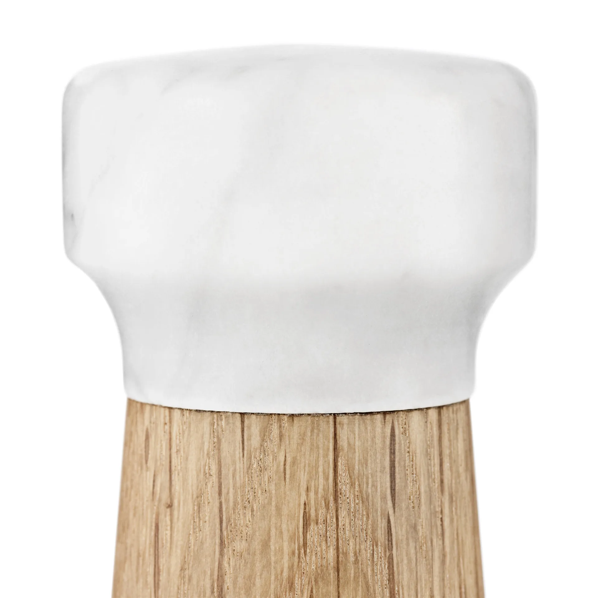 Craft saltkvern eik-hvit marmor, liten Normann Copenhagen