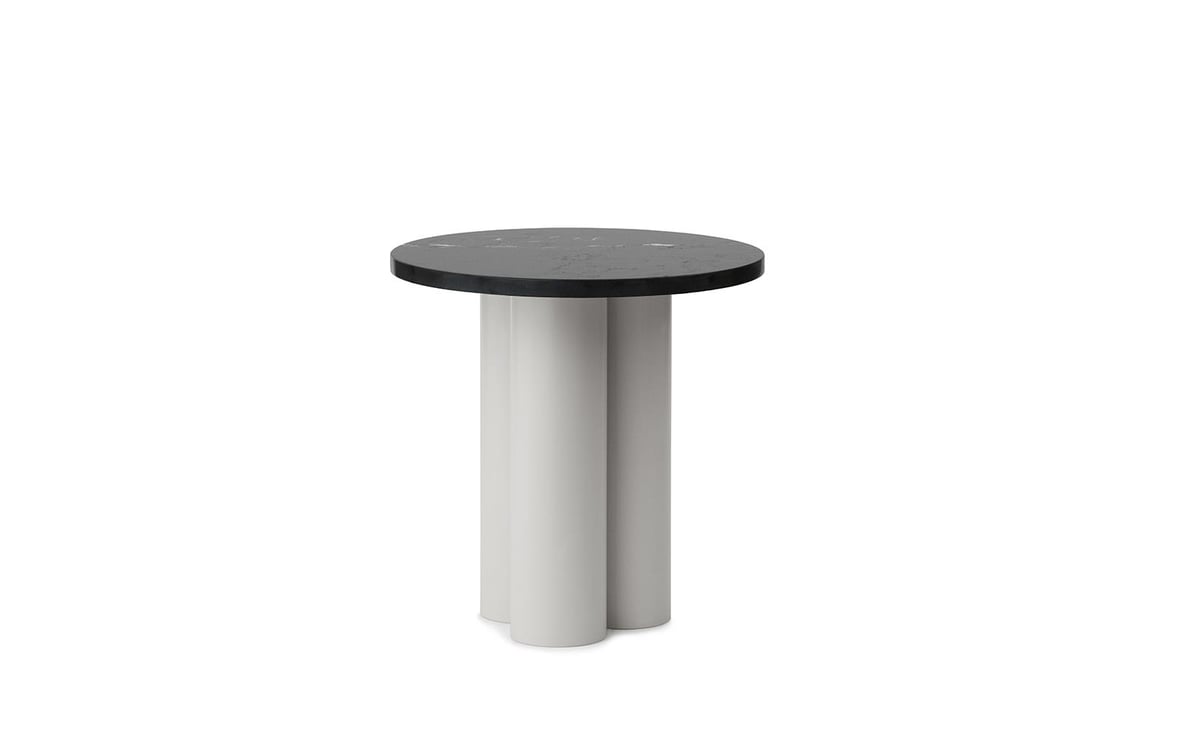 Normann Copenhagen Dit sidebord Ø40 cm Sand-svart-marquina