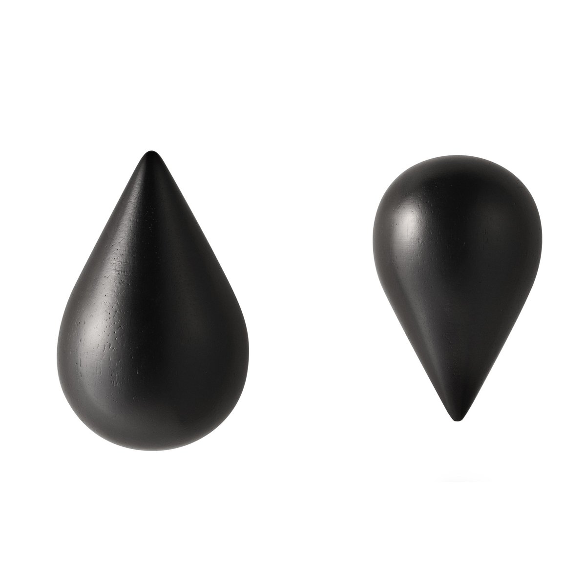 Normann Copenhagen - Dropit Knagg 2 pcs. Large Black