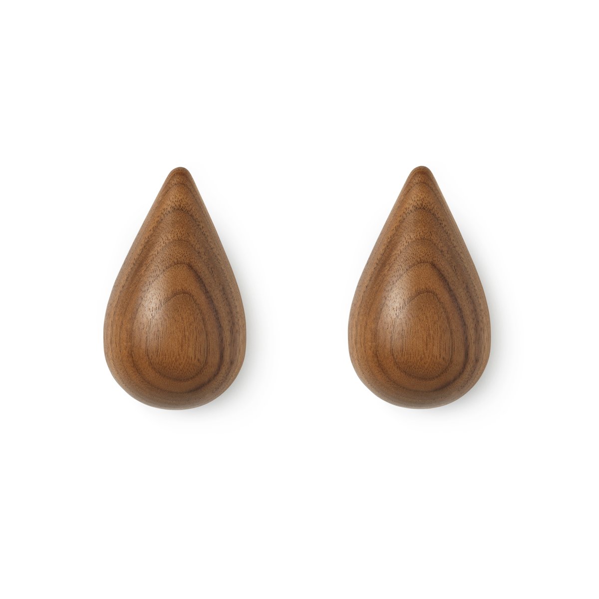 Normann Copenhagen Dropit knopp 2-stk. valnøtt Liten