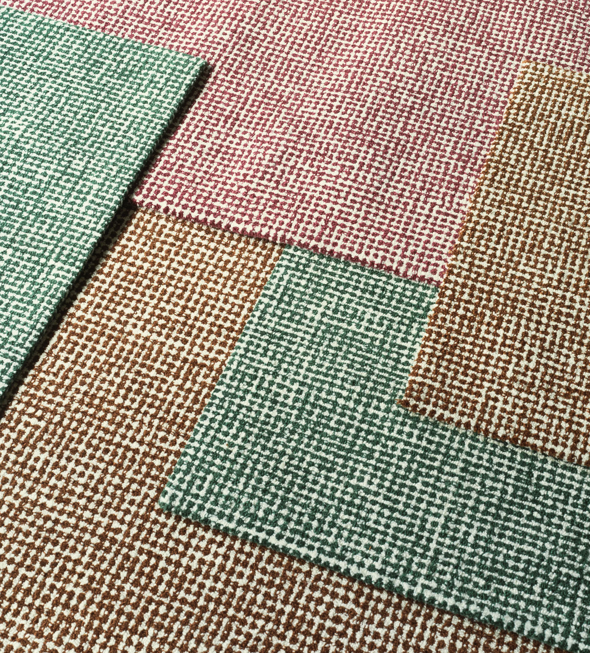 Flick teppe, 80x200 cm grønn Normann Copenhagen