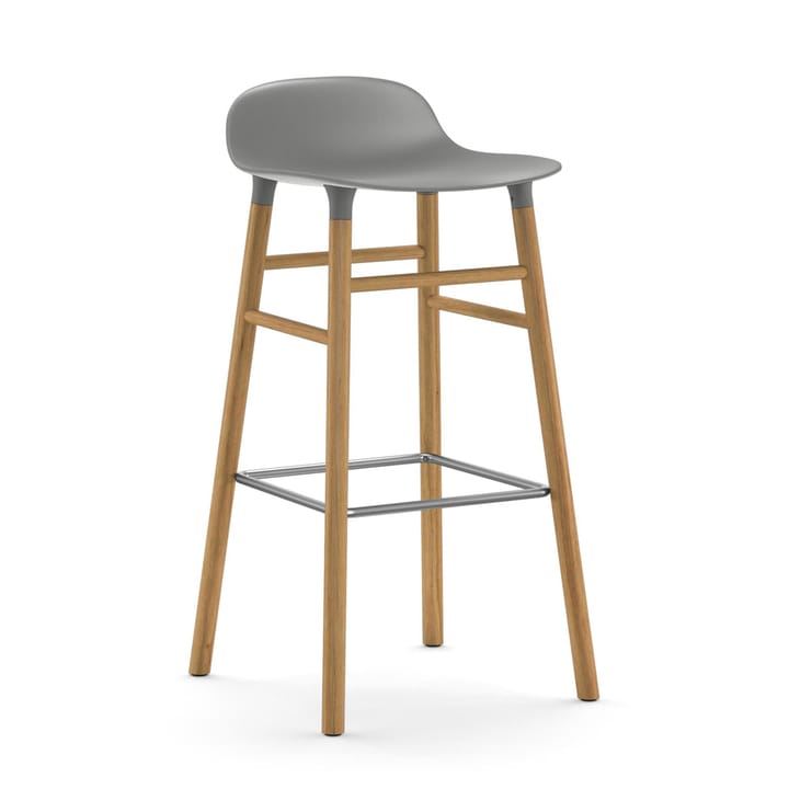 Form barstol eikebein 75 cm, grå Normann Copenhagen