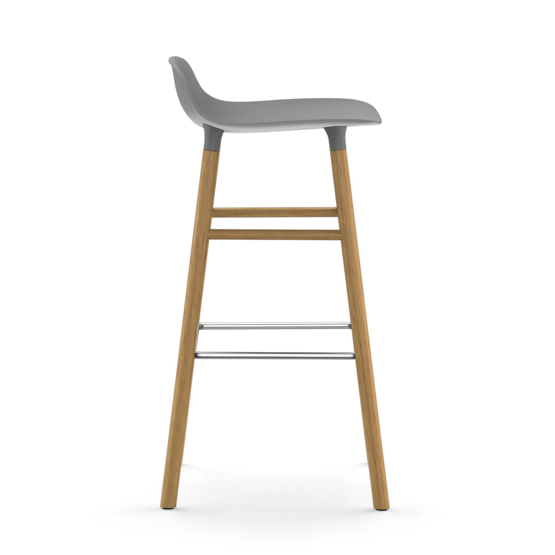Form barstol eikebein 75 cm, grå Normann Copenhagen