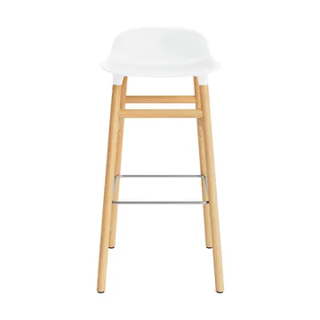 Form barstol eikebein 75 cm - hvit - Normann Copenhagen