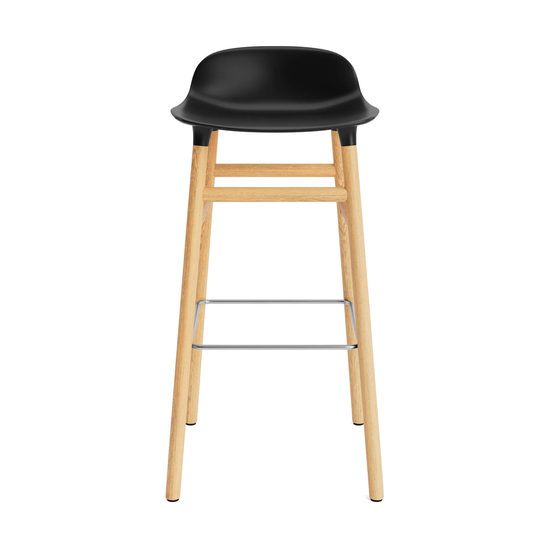Form barstol eikebein 75 cm, svart Normann Copenhagen