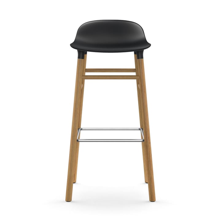 Form barstol eikebein 75 cm, svart Normann Copenhagen