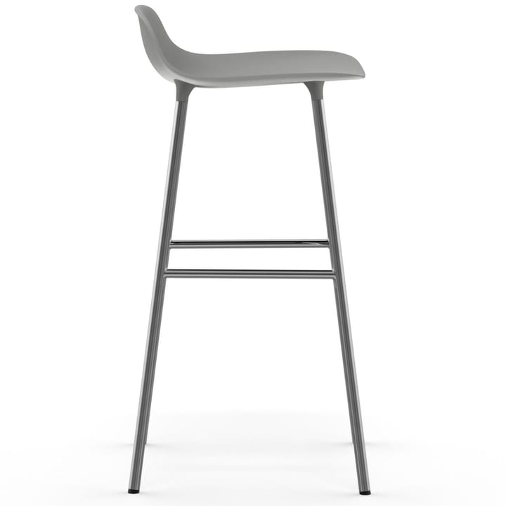 Form barstol forkromede bein 75 cm, Grå Normann Copenhagen