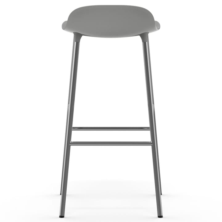 Form barstol forkromede bein 75 cm, Grå Normann Copenhagen