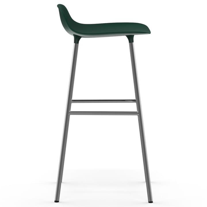 Form barstol forkromede bein 75 cm, Grønn Normann Copenhagen